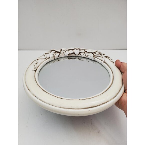 Carved wall mirror, Wall Mirror, Wall mirror small ,Wall mirror decor, Glass - Picture 5 of 10